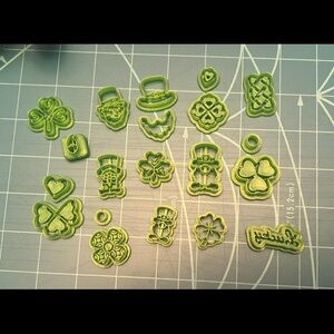 Polymer clay St. Patrick's Day Cutters!
